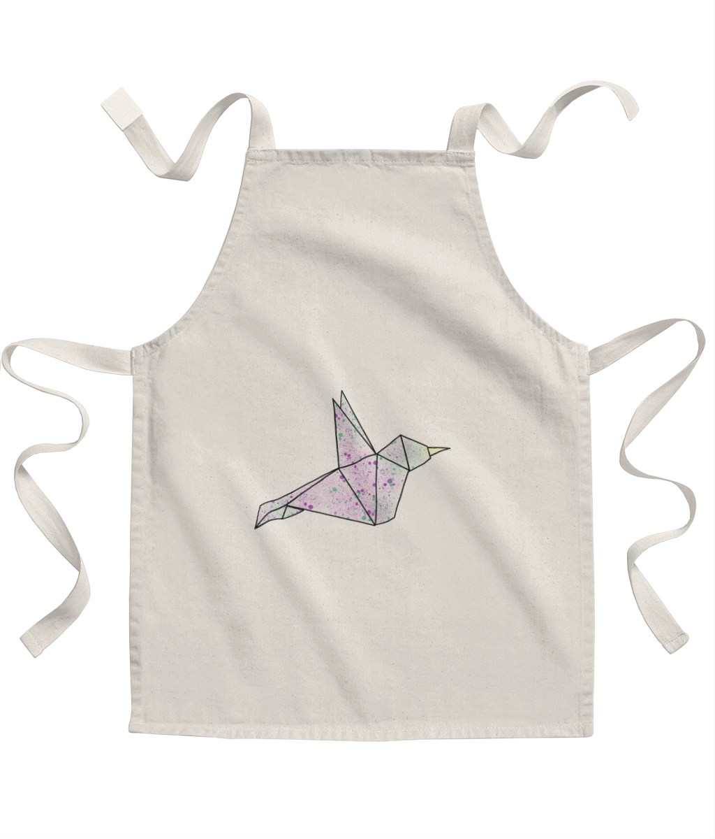 Origami Bird Childs Apron