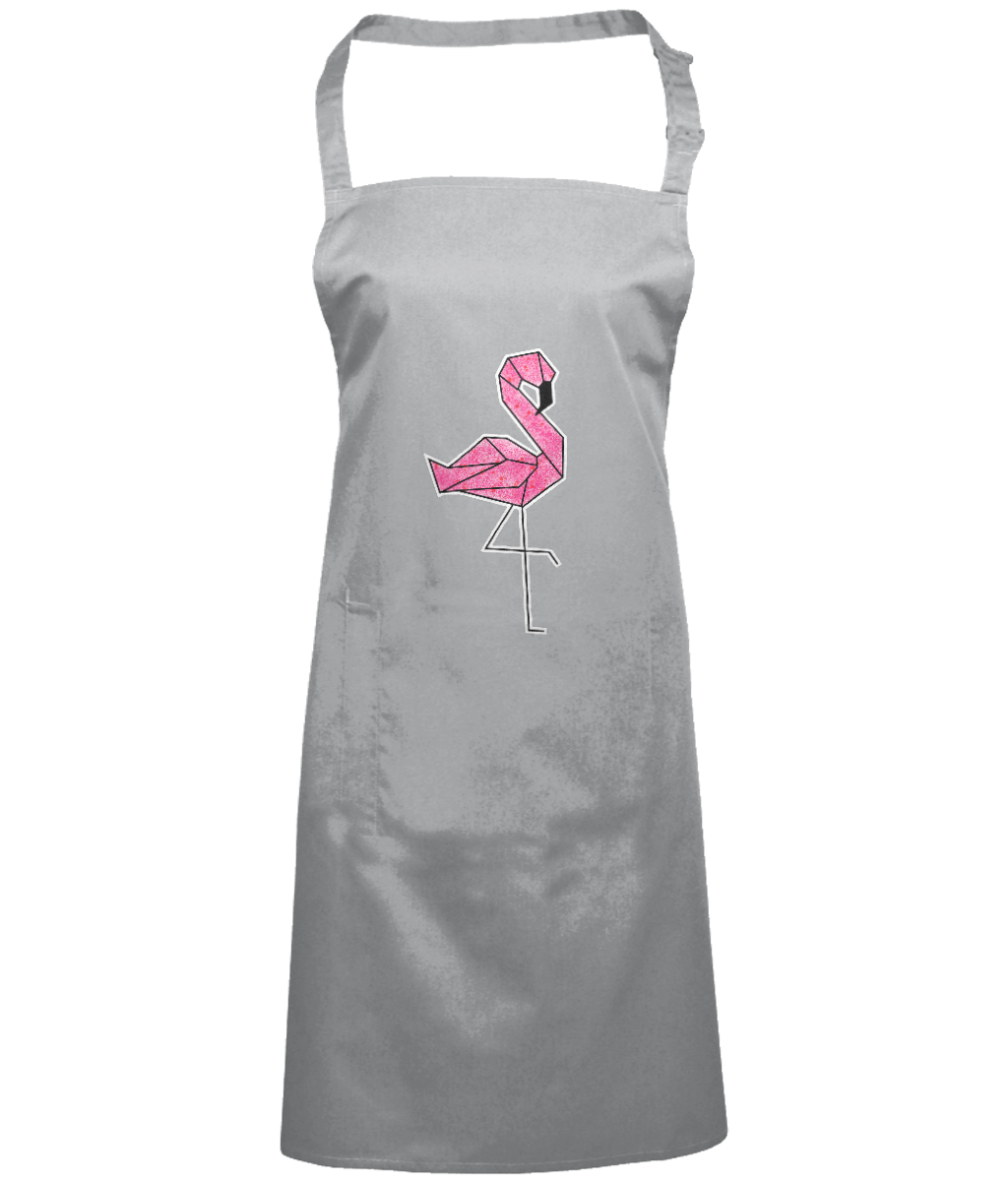 Origami Flamingo Apron