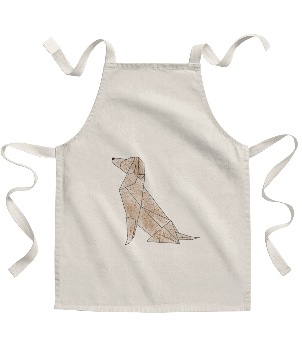 Origami Dog Childs Apron