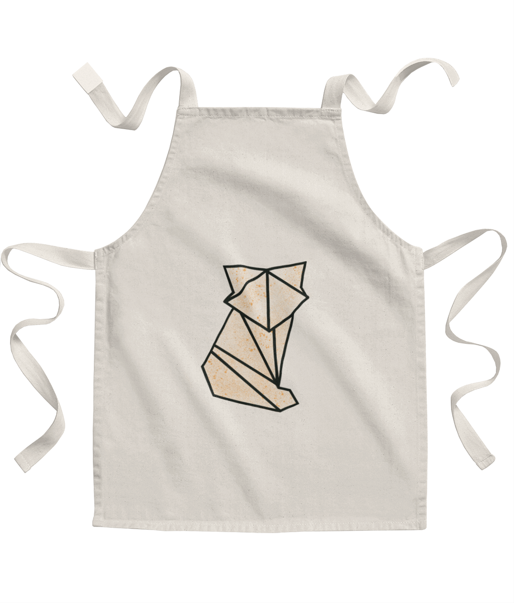 Origami Fox Childs Apron