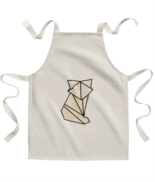 Origami Fox Childs Apron