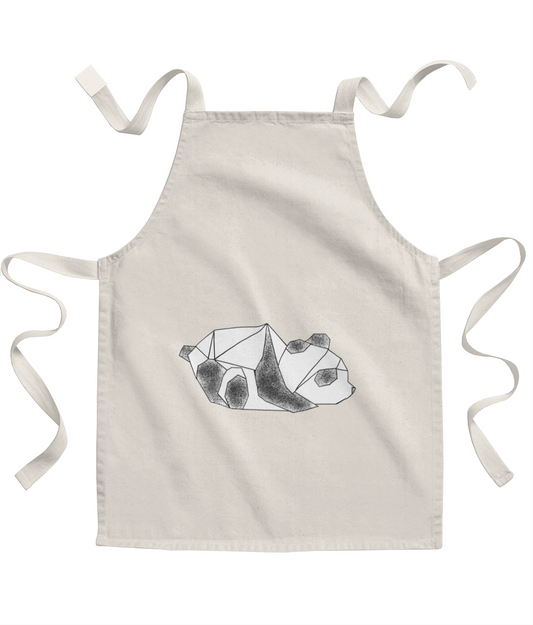 Origami Panda Childs Apron