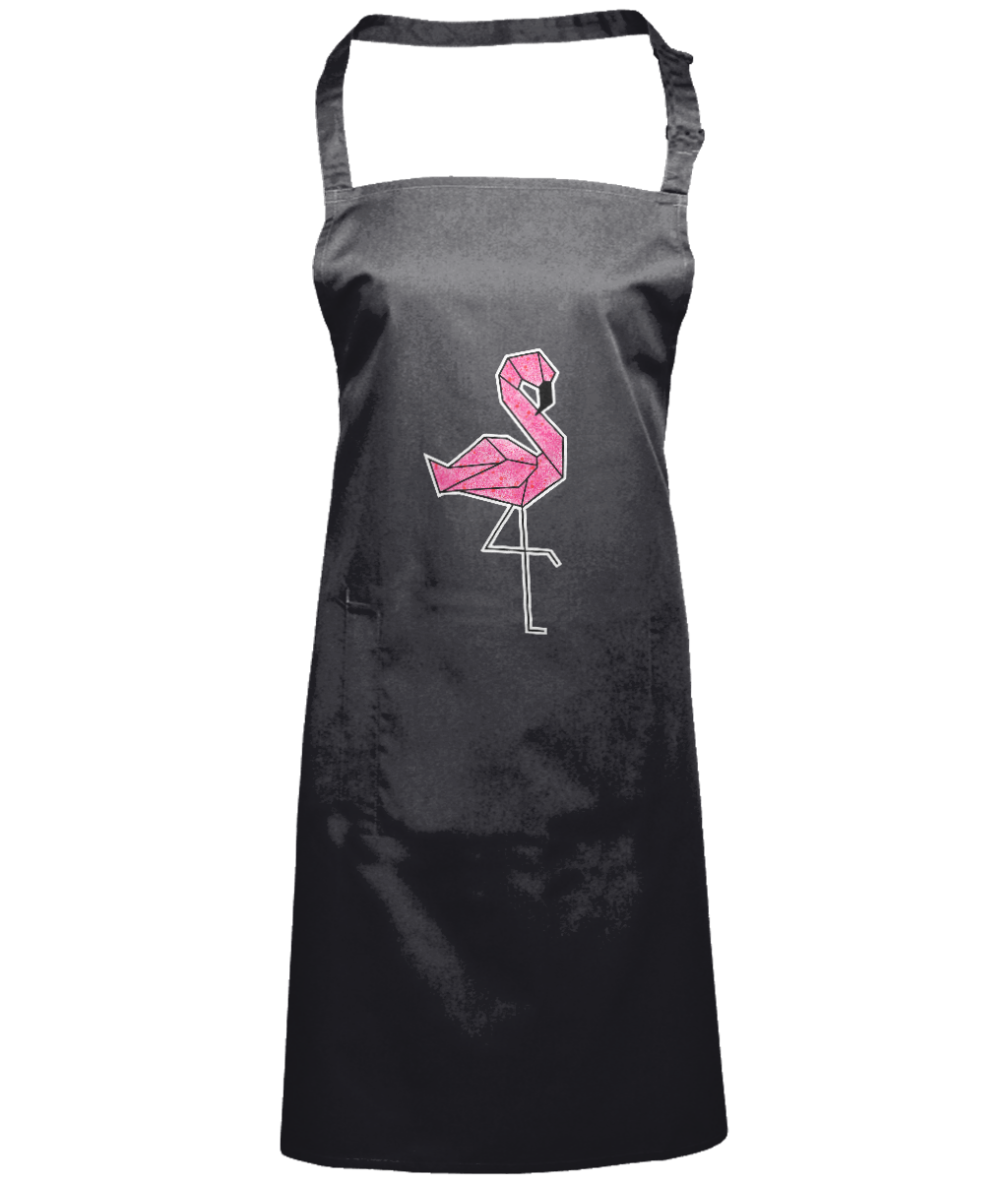 Origami Flamingo Apron