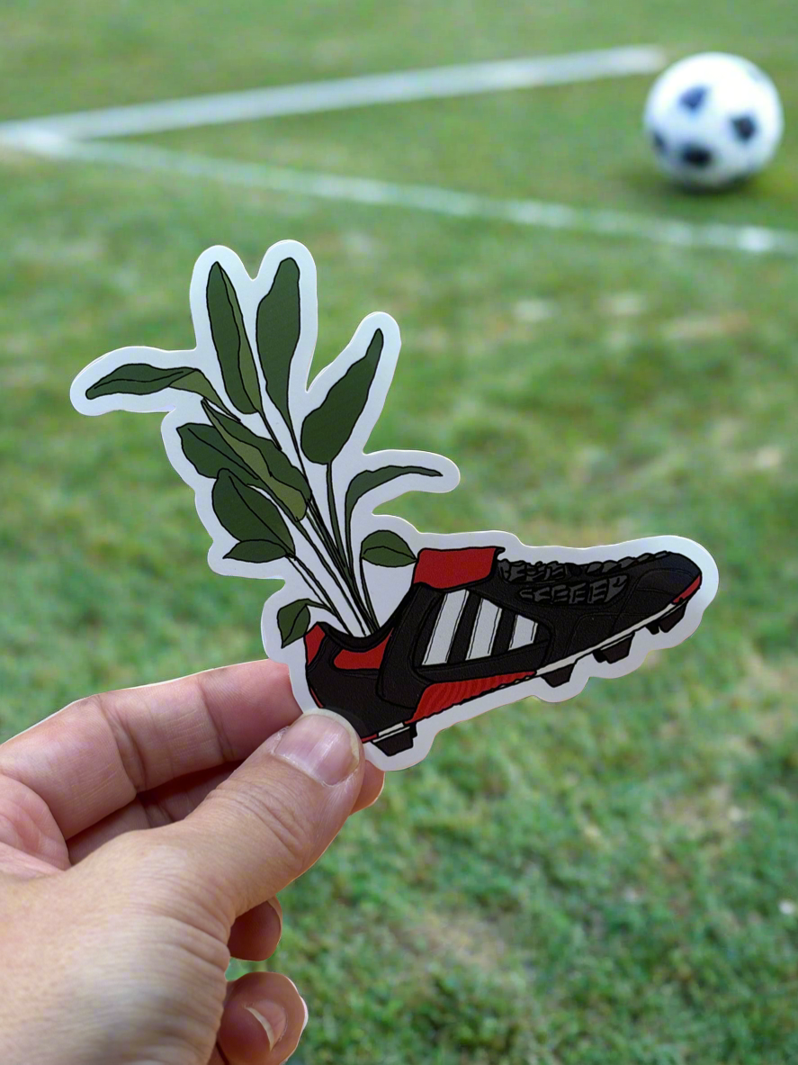 Classic Football Bootanical Sticker