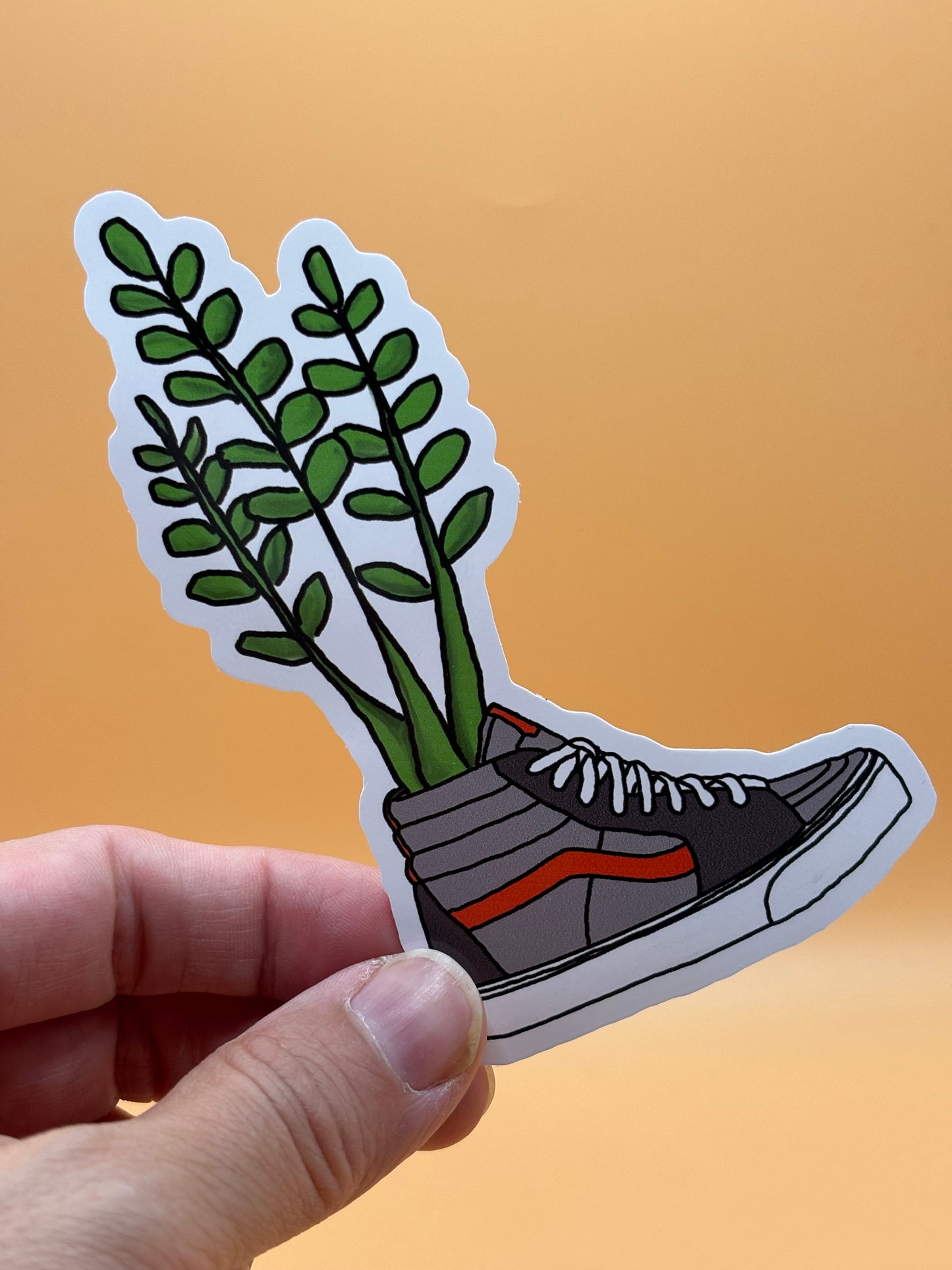 Skate Bootanical Sticker