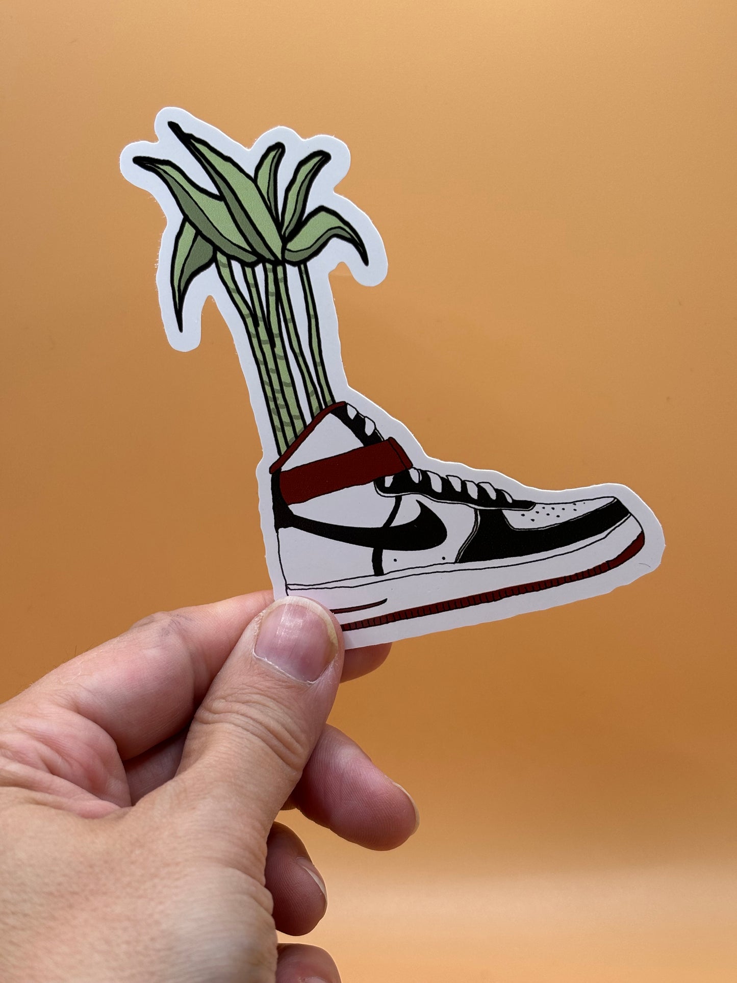 Hi-top Bootanical Sticker