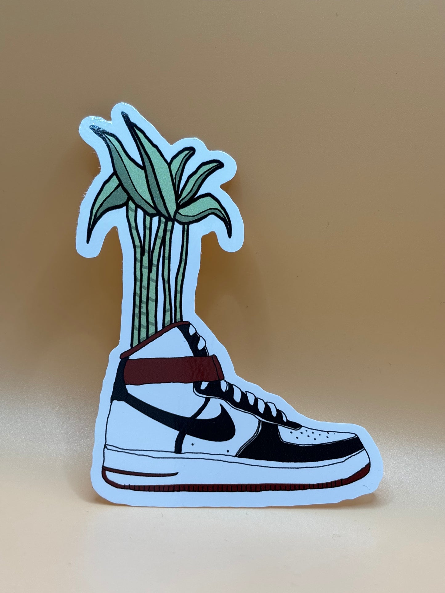 Hi-top Bootanical Sticker