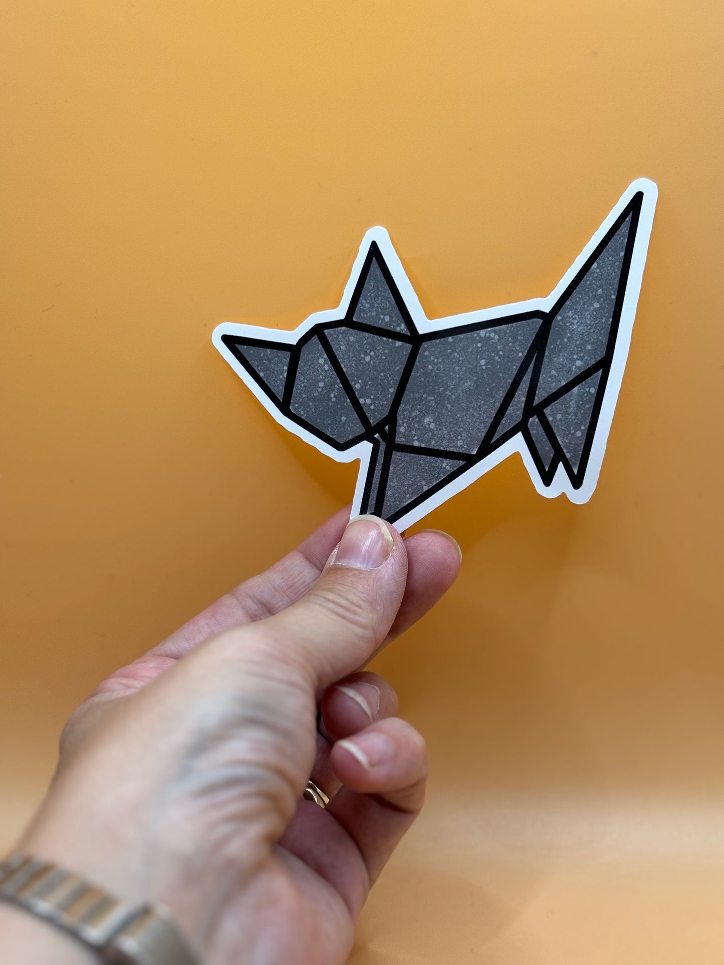 Origami Cat Sticker