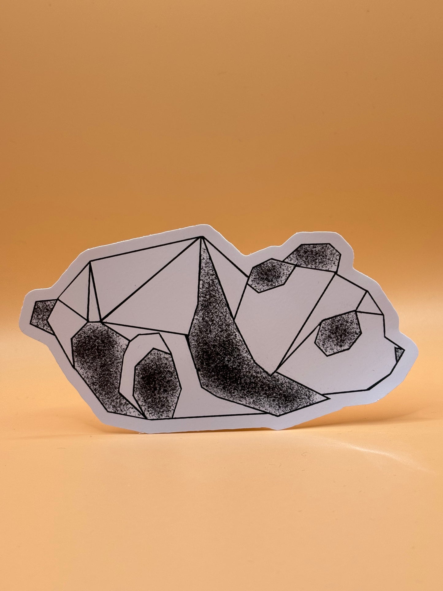 Origami Panda Sticker