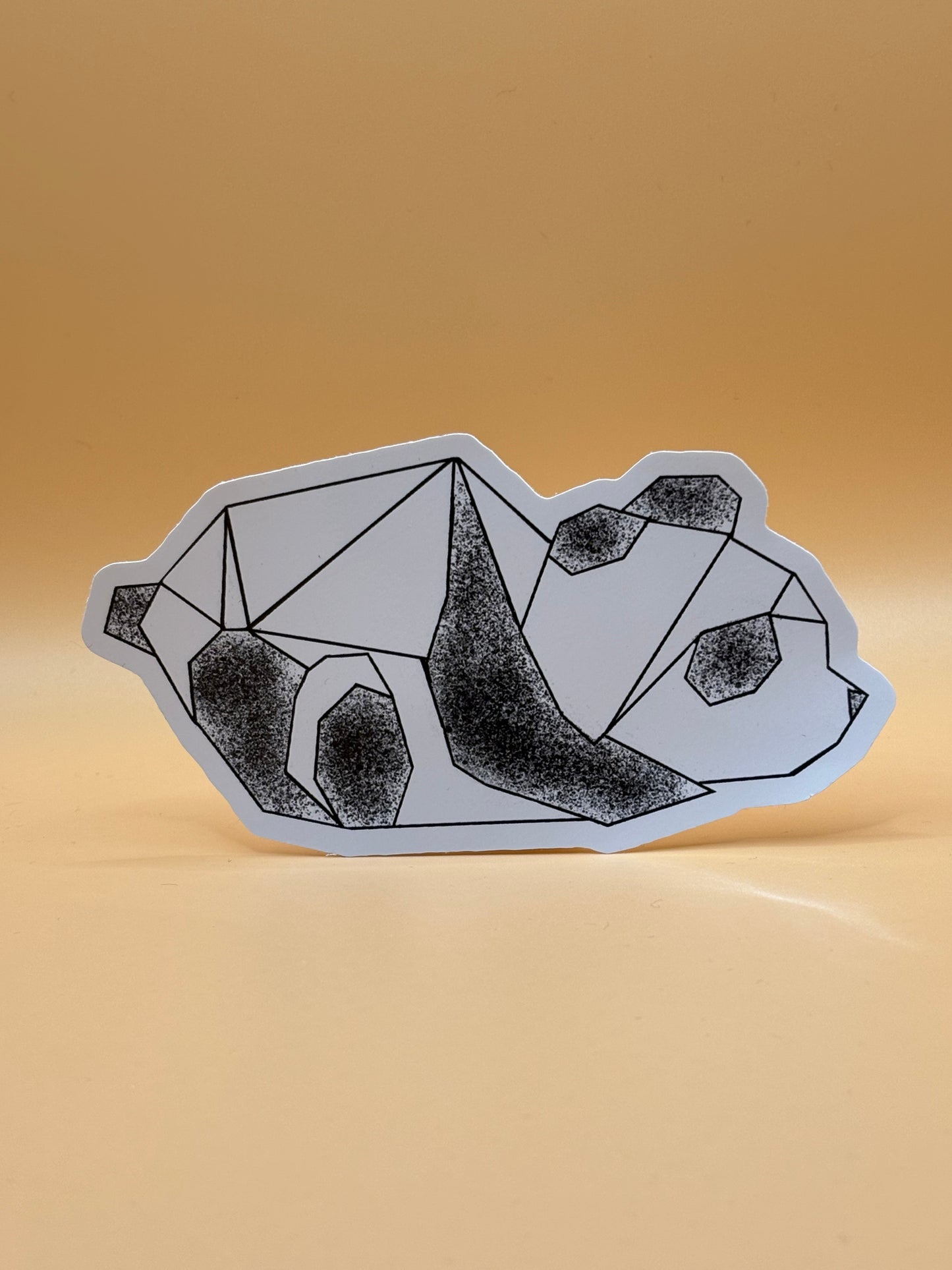 Origami Panda Sticker