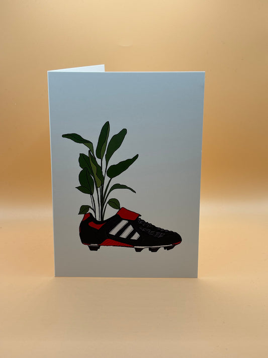 Classic Football Bootanical Card