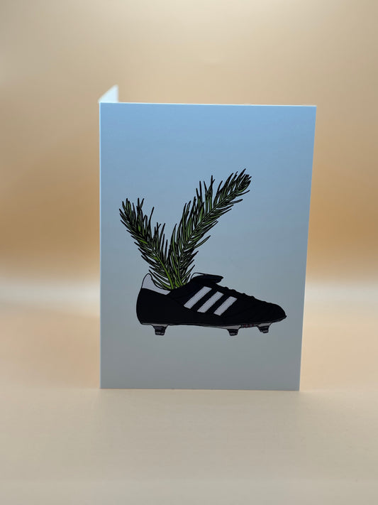 Retro Football Bootanical Card