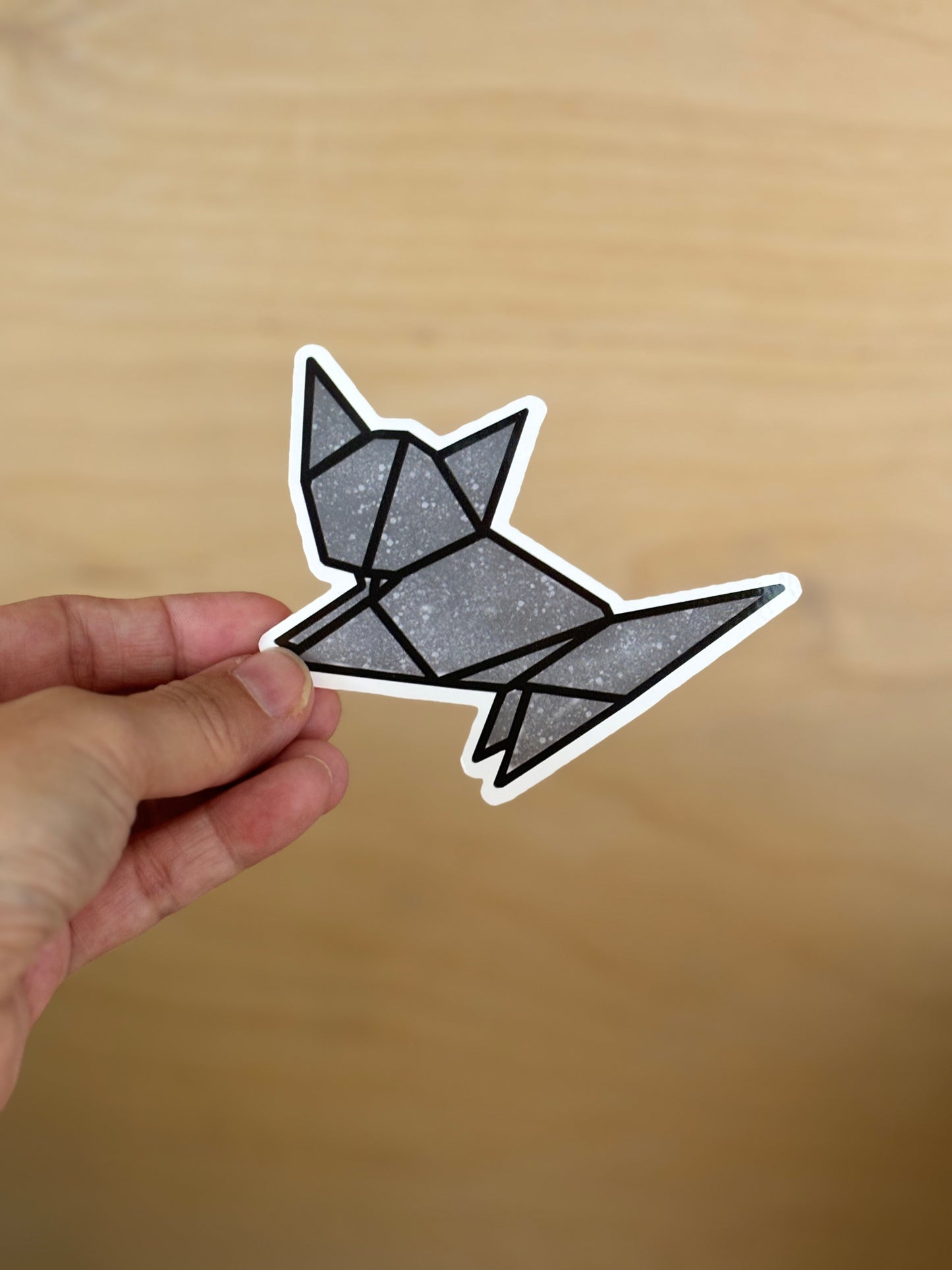 Origami Cat Sticker