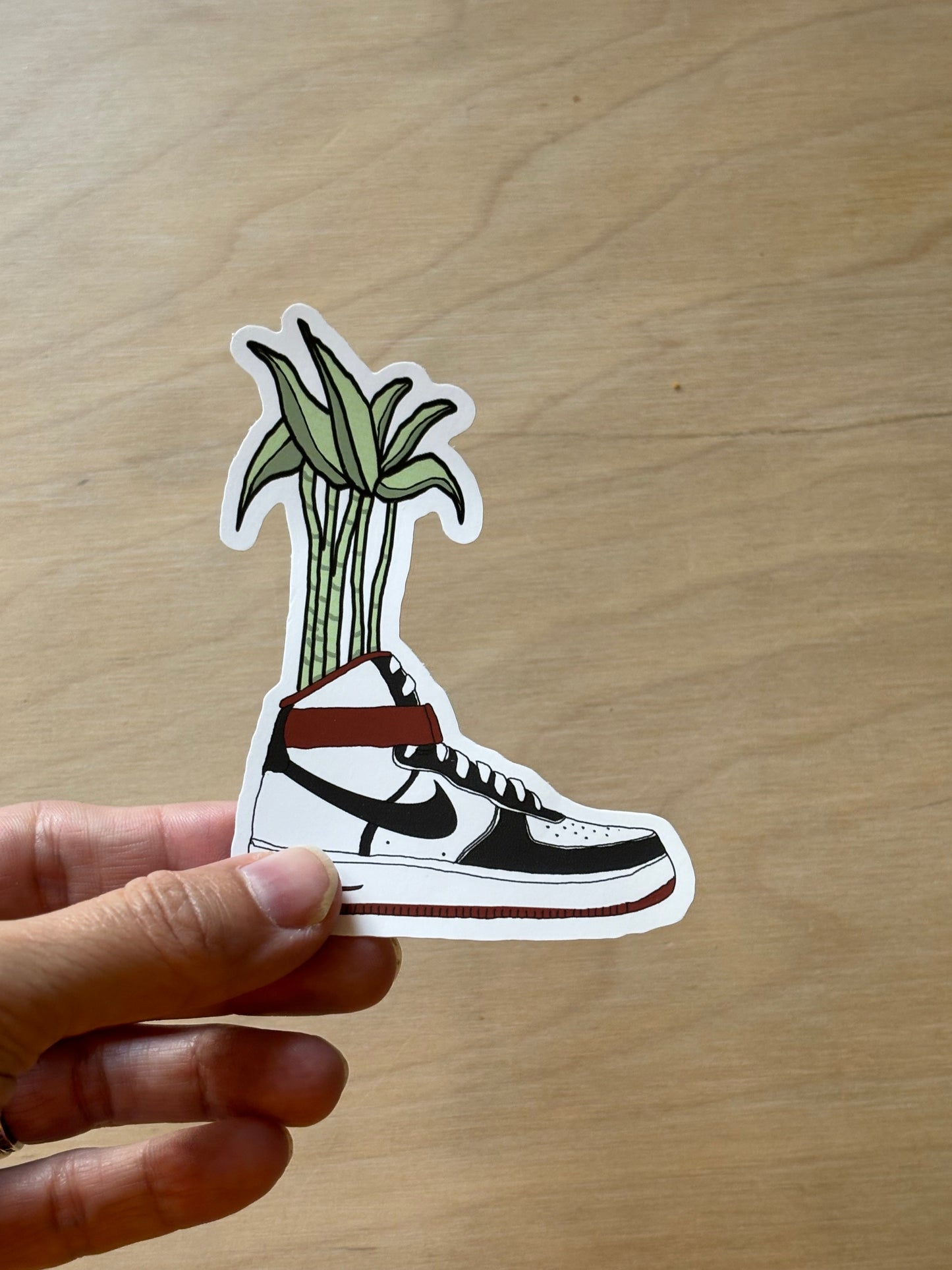 Hi-top Bootanical Sticker