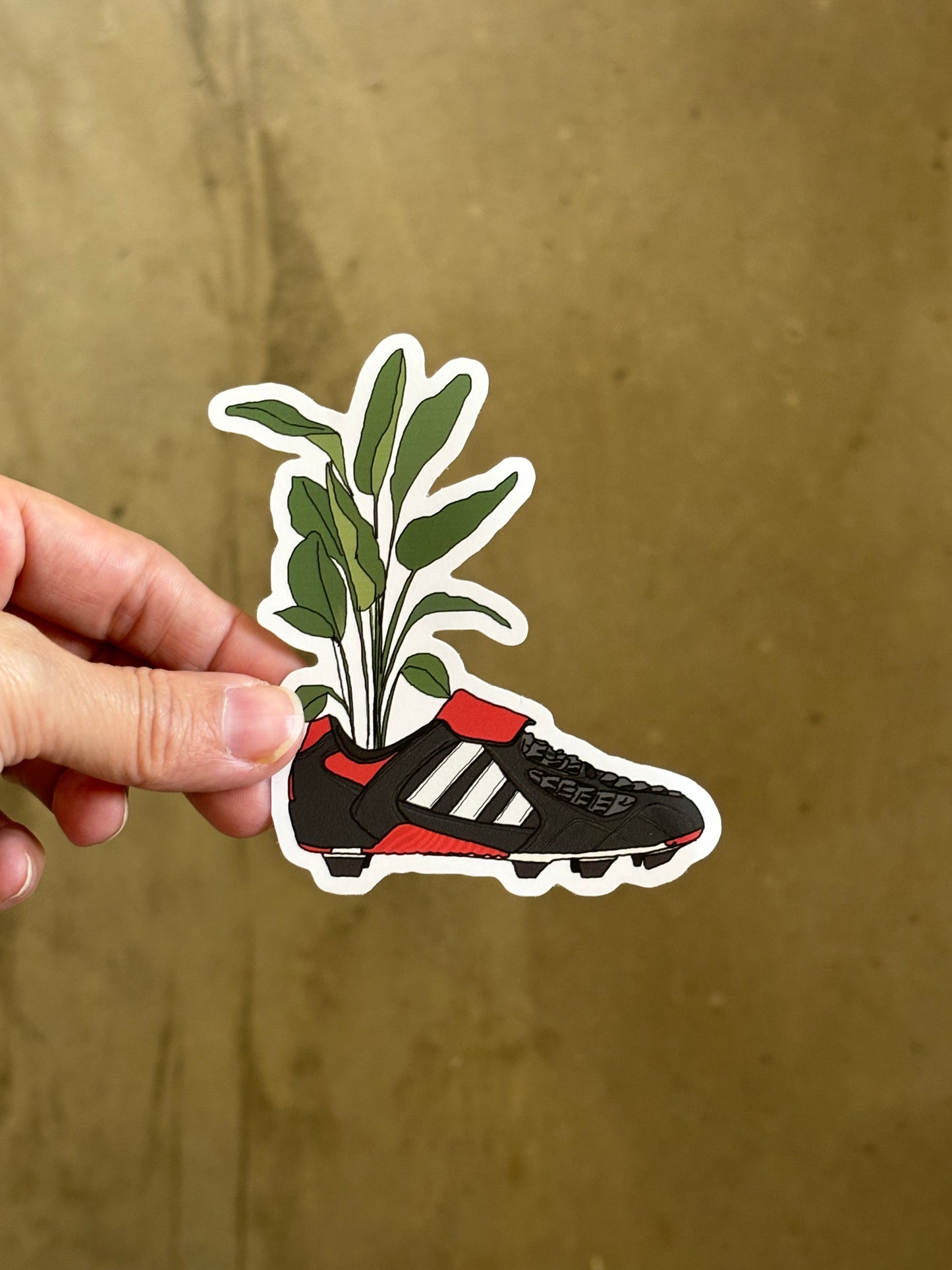 Classic Football Bootanical Sticker