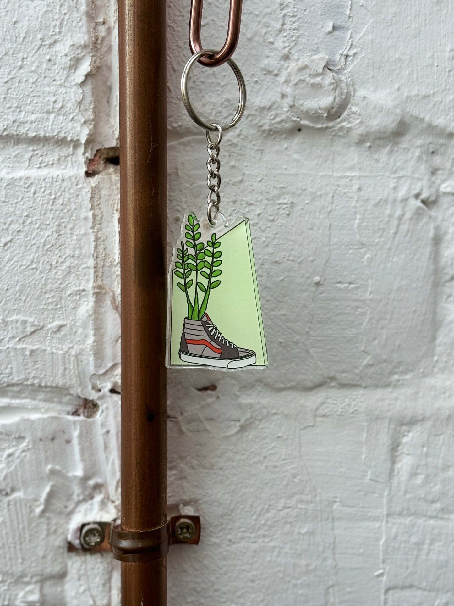 Skate Bootanical Keyring