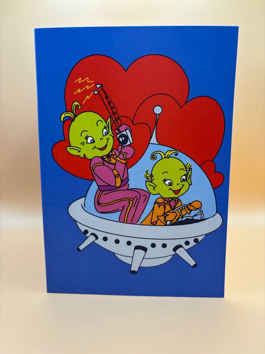 Alien Love Card