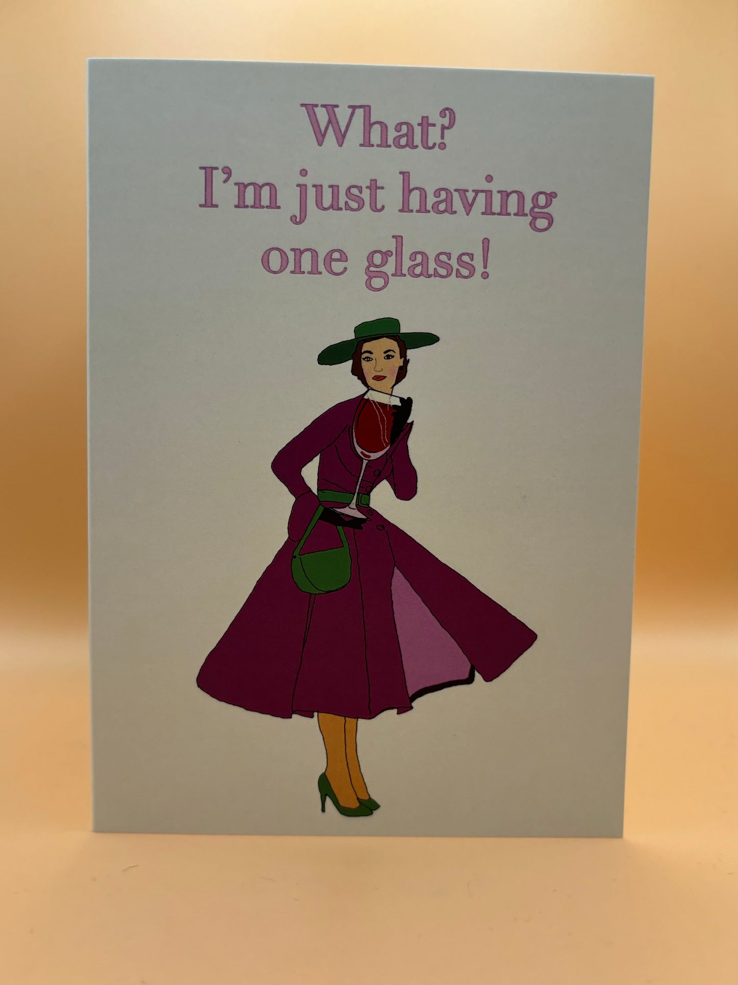 One Glass Card