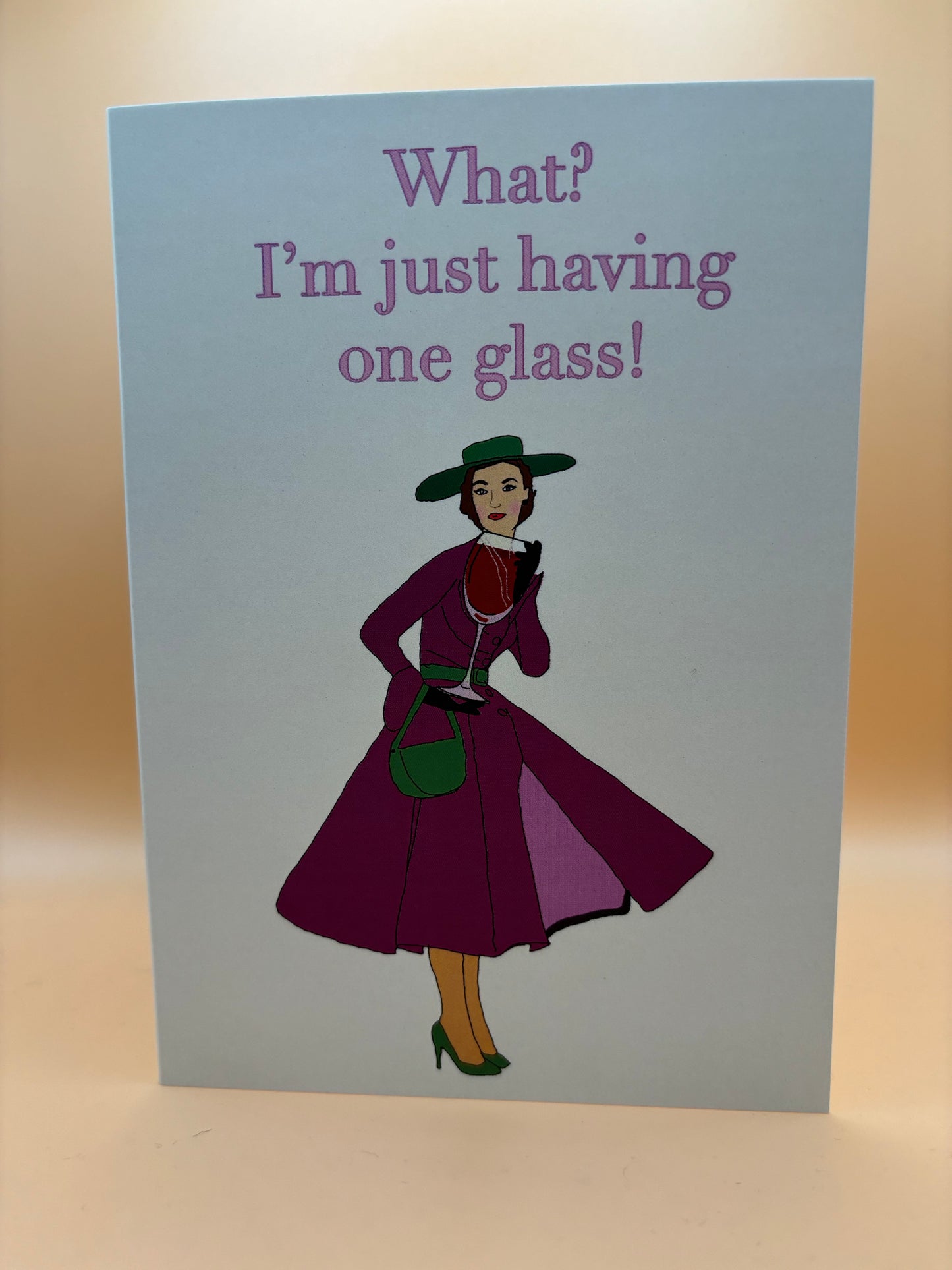 One Glass Card