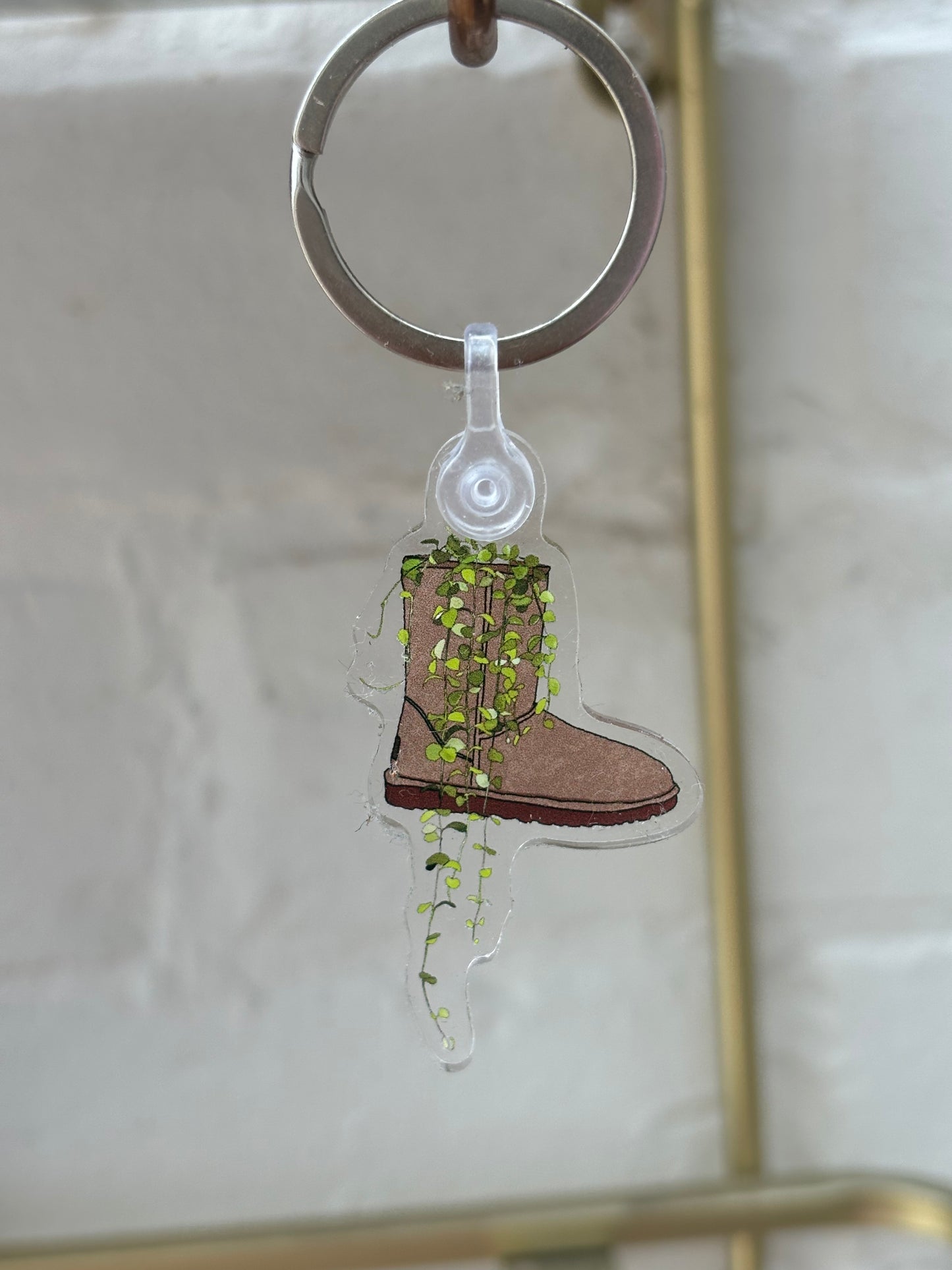 Cosy Bootanical Keyring or bag charm.