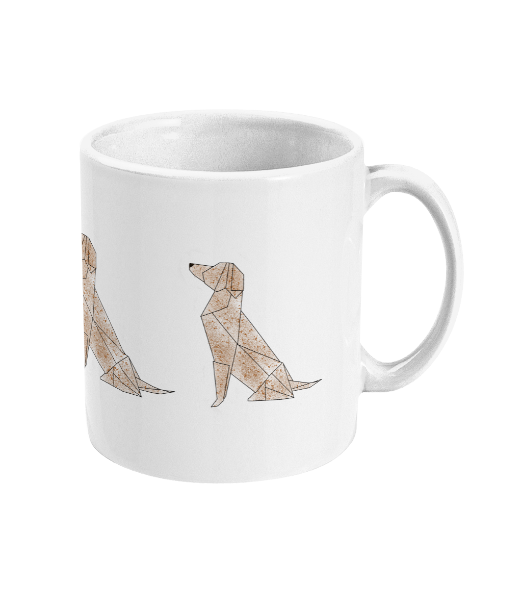 Origami Dog Mug