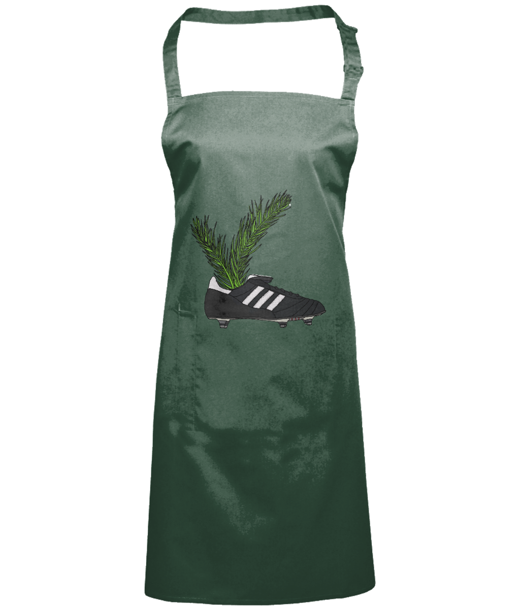 Retro Football Bootanical Apron