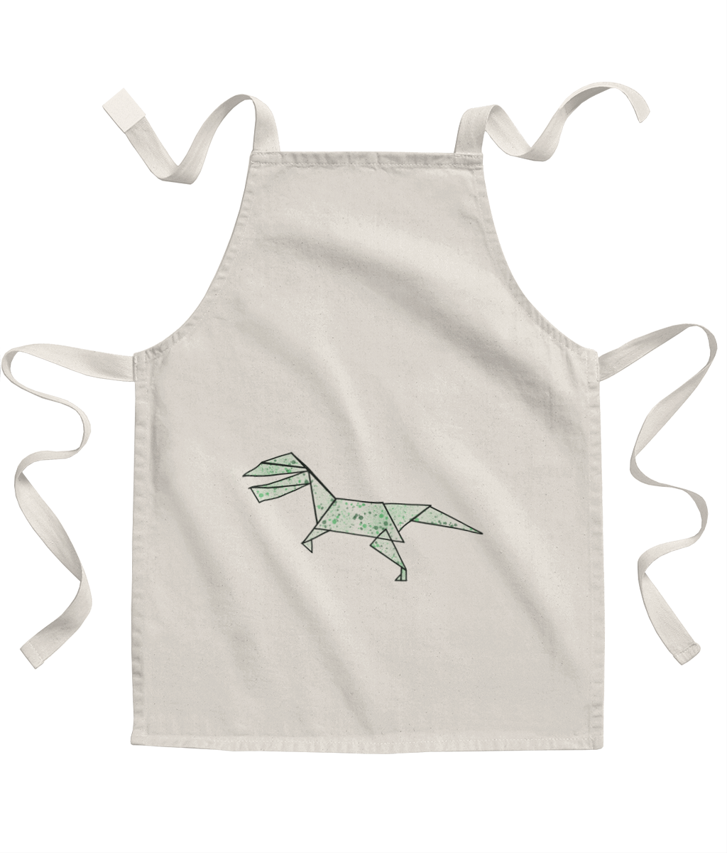 Origami Dinosaur Childs Apron